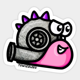 Turbo Snail - Turbosaurus (Pink & Purple Sticker